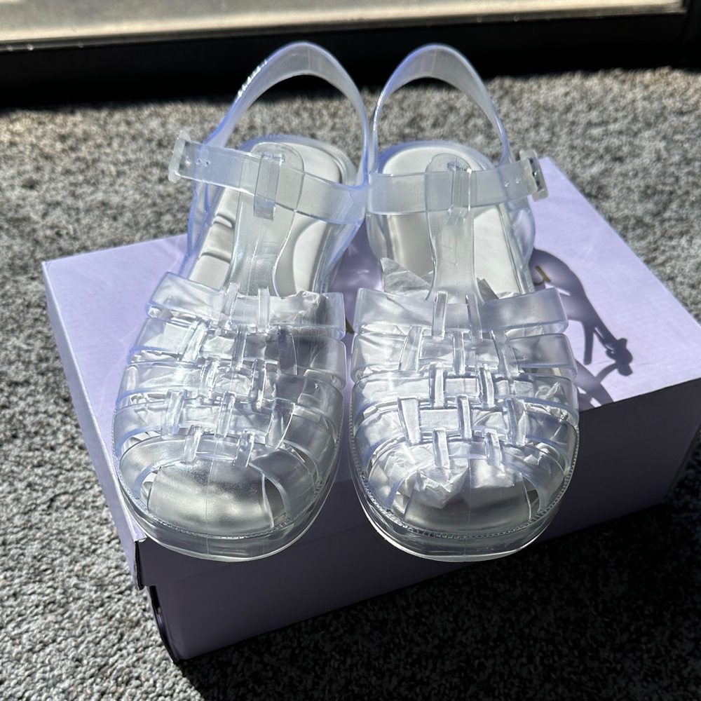 Madden Girl  Transparent Jelly Sandals